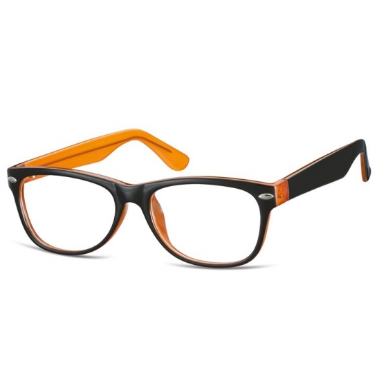 Okulary oprawki zerowki korekcyjne nerdy Sunoptic CP167B miodowe